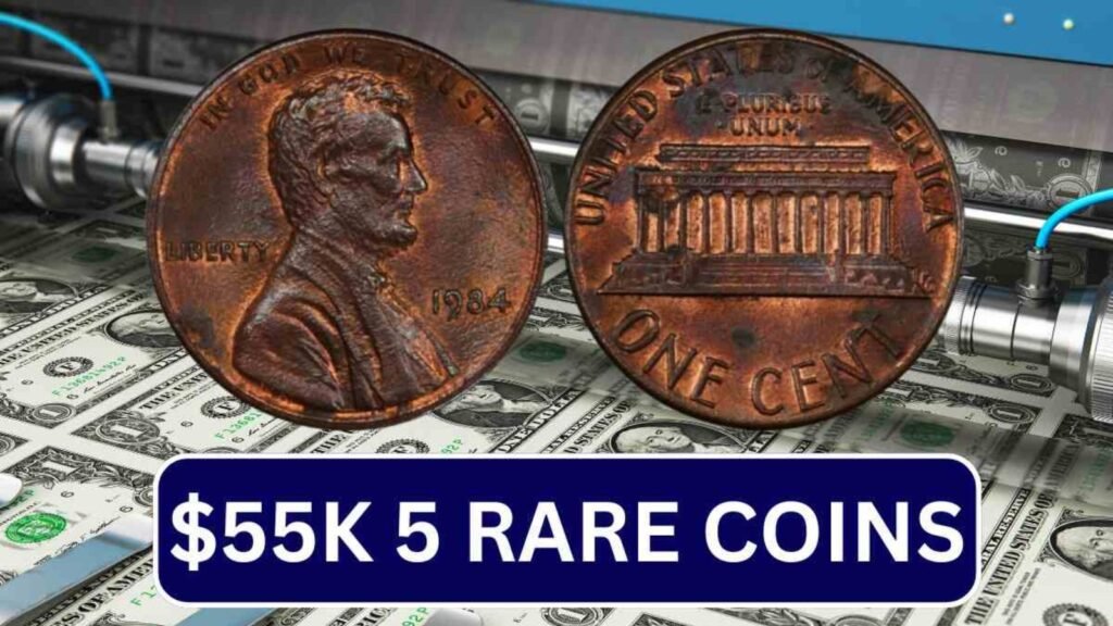 $55K 5 Rare Coins